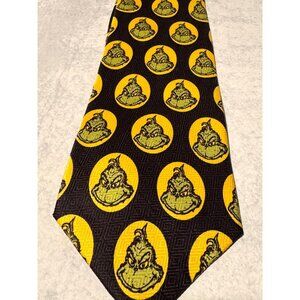 💚🎄 Dr.‎ Seuss The Grinch Christmas Necktie 🎄💚